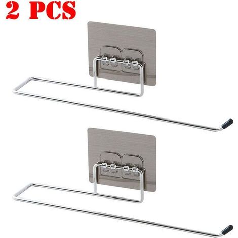 1/2 Kitchen Toilet Paper Holder, Tissue Holder, Hanging Toilet Paper Holder for Bathroom, Toilet Roll Holder, Towel Rack, Towel Holder, Storage Shelf - Aqu (1/5)