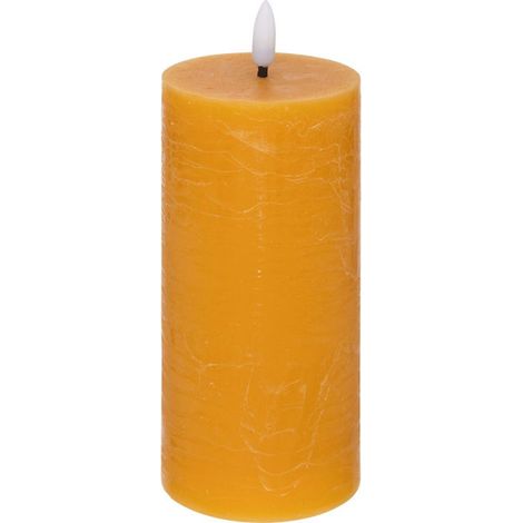 Bougie Déco à LED "Molia" 18cm Jaune
