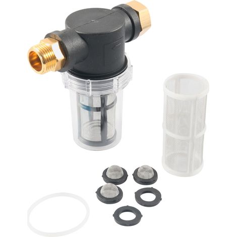 3/4"-Sedimentfilter für Kärcher-Hochdruckreiniger – Filterfeinheit 40–80 Mikron – Maximaler Druck 80 PSI