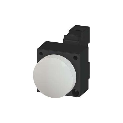 Luce Indicazione Illuminata con led integrato 110V AC terminale a vite con supporto bianco