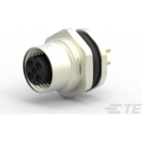 TE Connectivity T4141012051-000 Conector M12 Plateado IP67