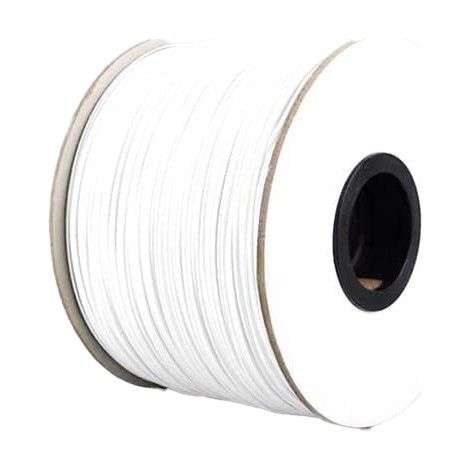 Fil recouvert de plastique blanc (bobine 1000m)