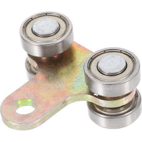 CCYKXARoulettes pour Portes de Grange Galet de Poulie Acier Inoxydable à Roues Système de Rail Coulissant pour Porte de Placard (1/5)