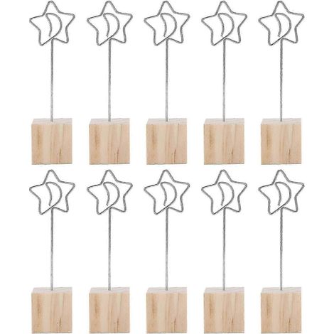 10 porte-cartes de table résistants et aux couleurs vives, à usage multiple. (1/4)