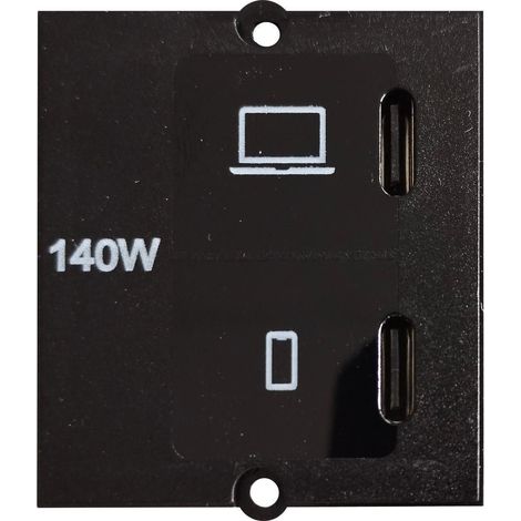 MODULE PERSONNALISÉ BACHMANN CHARGEUR USB C/C/C, AVEC BLOC D'ALIMENTATION BM0021867