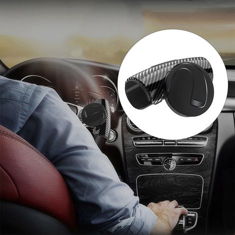 Poignée de commande auxiliaire pour volant de voiture, bouton rotatif, assistance au pédalage (1/5)