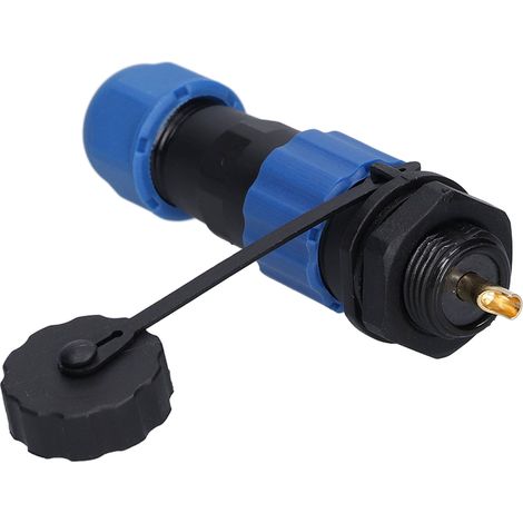 Fiches et prises d'aviation : Connecteurs sûrs, fiables, résistants à l'oxydation, durables et compacts adaptés aux machines CNC, 1 broche (380 V 25 A). (1/5)