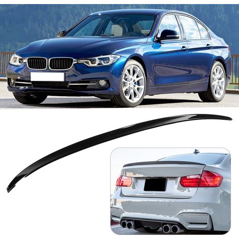 Heckspoilerlippe, glänzend schwarz, passend für 3er BMW F30, M3 und F80 (2013–2019), Umbau für M3-Stil (1/5)