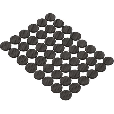 Lot de 48 patins pieds meubles noirs en EVA, antidérapants et (1/5)