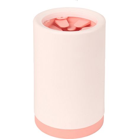 Nettoyeur De Pattes Pour Chien - Silicone Souple - Brosse Intérieure 360 Degrés - Lavage Efficace Sans Résidu - Pour Petit Et Grand Chien - Rose (1/5)
