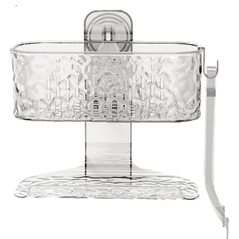 de salle de bain ventouse double couche tagre en papier de (1/5)