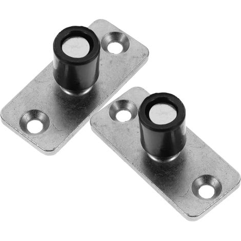 2 pièces guide de sol pour porte coulissante, inox, réglable (1/5)