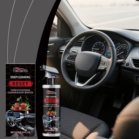 Auto-Innenraumreinigungsspray, Sitzpolsterpflege, Leder, Kirschduft, entfernt Gerüche und verleiht Glanz – 237 ml -- BIEMMEDUE (1/5)