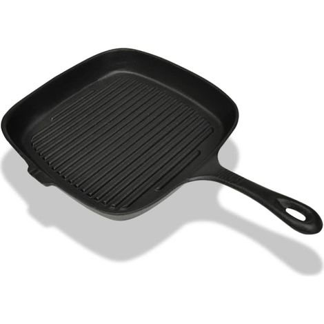 Grillpfanne Gusseisen 24 x 23 cm