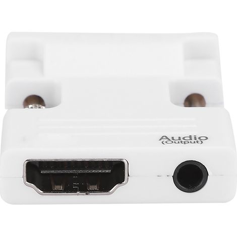 Convertisseur HDMI VGA 1080P avec Sortie Audio pour PC, TV, Moniteur et Console de Jeu
