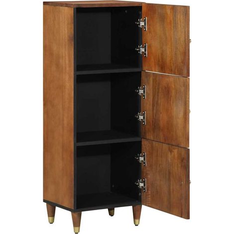 Haut Armoire Marron 40 x 33 x 110 cm Bois de mangue massif