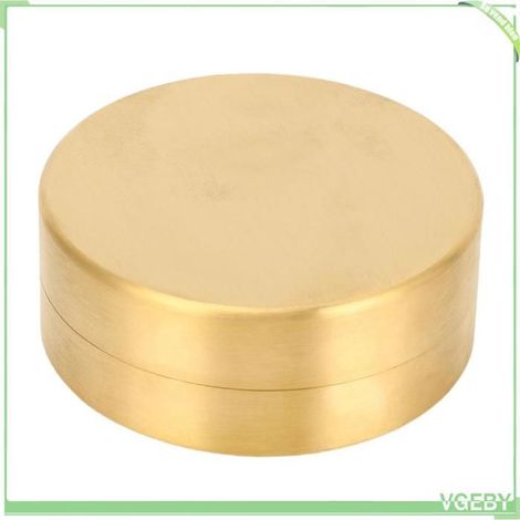 Boîte ronde scellée en laiton - FAFEICY - XL - Étanche à l'eau - Anti-poussière & anti-humidité - Patine rétro (1/5)