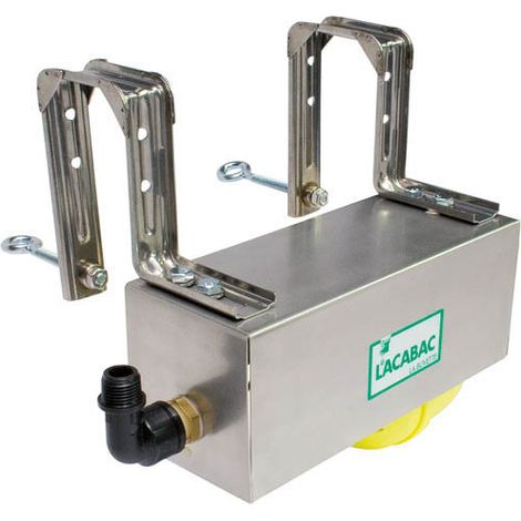 Bloc flotteur abreuvoir prairie femelle 15x21 – Débit 29L/min à 5 bars – Fixation pattes longues inox – Robinetterie anti-corrosion – La Buvette (1/4)