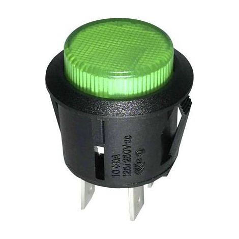 INTERRUPTEUR À PRESSION TRU COMPONENTS TC-R13-523BL-05GN 1587756 250 V/AC 1.5 A 1 X OFF/ON À ACCROCHAGE 1 PC(S)
