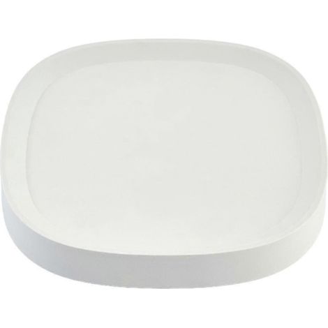 Homyl Jardinière mobile sur palette avec plateau à roulettes invisibles pour intérieur-White 4 Wheels M