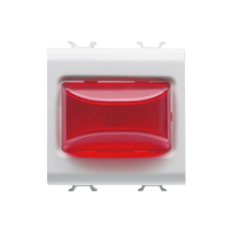 VOYANT SAILLANT ROUGE 3W 2M BLANC AB GEWISS GW10633AB (1/2)