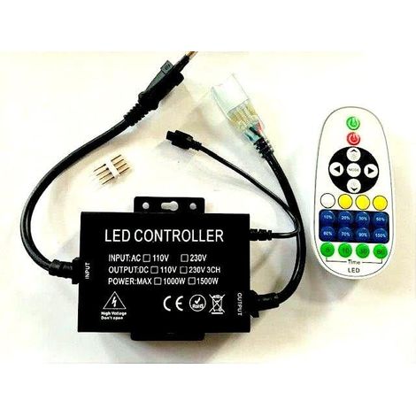 Contrôleur bande Led 220V pour CCT graduation de Blanc