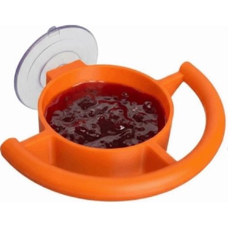 Mangeoire à ventouse pour fenêtre, abreuvoir suspendu anti-fuite, récipient pour nourriture pour oiseaux orange, fixation par fenêtre (1/5)