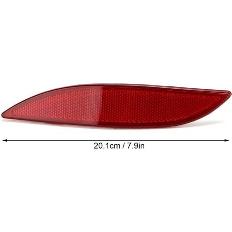 1 Paire de Réflecteurs de Pare-chocs Arrière 265650004R Pièces de Rechange pour le Réflecteur de Pare-chocs Arrière Megane III Fluence Remplacer (1/4)