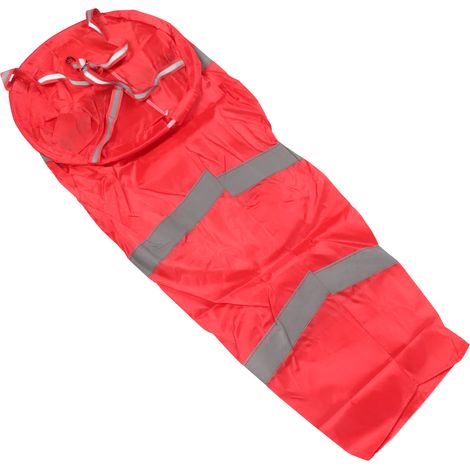 Manche à air légère et résistante en polyester, 100 cm, réfléchissante, pour mesurer la direction du vent en extérieur, idéale pour l'agriculture et l'industrie. Couleur rouge. (1/5)