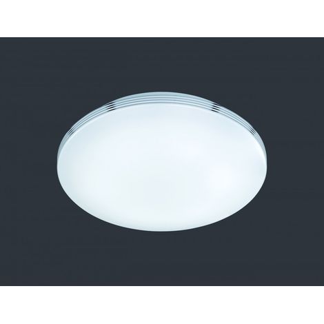 Apart White IP44 dimmbare LED-Deckenleuchte Ø41 cm Trio Lighting