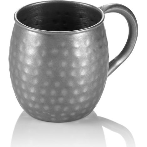 Gobelet Moscow Mule 0,45 ltr Ø 8,5 cm H 10 cm vintage martelé inox PVD lot de 2 - Was Germany (1/2)