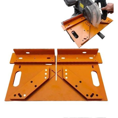 Angle Cutting Rail - 45 degree miter saw corner rail, suitable for woodworking beginners and professionals, durable fixings (8mm). (1/5)