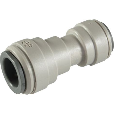 Raccord union double réducteur 1/4 - 3/8 490945 – Filetage plomberie pour tuyaux en métal mou et plastique – Déconnexion rapide sans outils