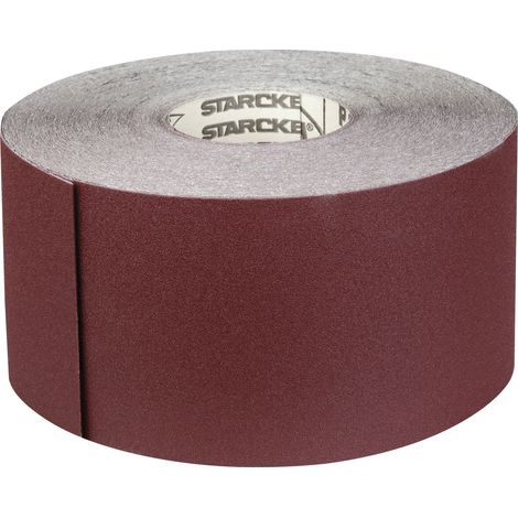 Starcke Schleifband für Holz und Metall Schleifpapier Körnung 120 Rolle 50 Meter