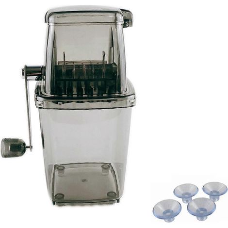 Broyeur à glace manuel rotatif pour cocktails, machine à glace domestique B-- (1/5)