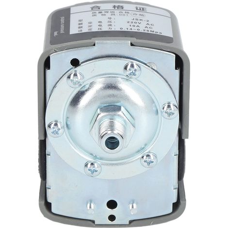 Pompe à eau Pressostat Interrupteur Réglable Contrôle Pression 1/4in NPT Filetage Mâle AC220V 10A (1/5)