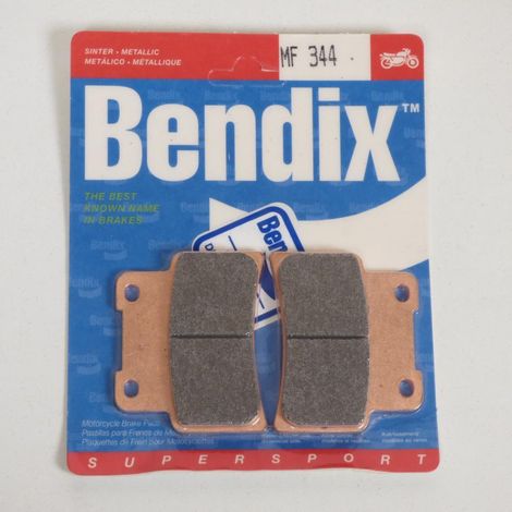 Paire de plaquettes de frein avant Bendix MF344 pour moto Aprilia (1/2)