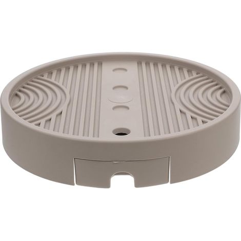 Support Mobile pour Pots De Fleurs avec Plateau Rond À roulettes 11.22 Pouces Bac D'Égouttage Amovible Récupérateur d'eau pour Jardin Intérieur Et Extérieur (1/5)