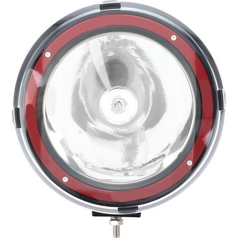 Faro HID – paraurti/tetto – 12-24V 55W – campeggio/caccia/pesca – anello rosso da 9 pollici