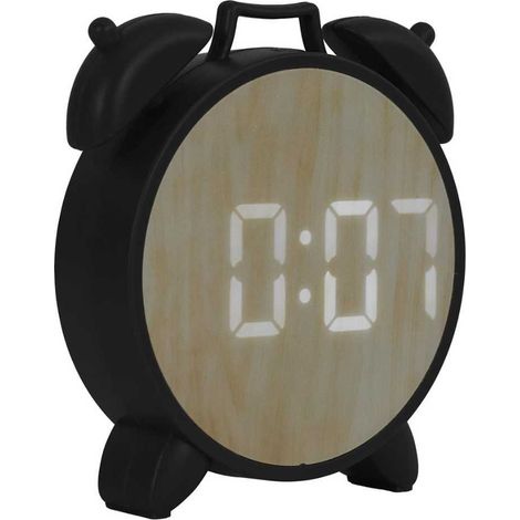 Horloge à poser affichage numérique Led style vintage (1/5)
