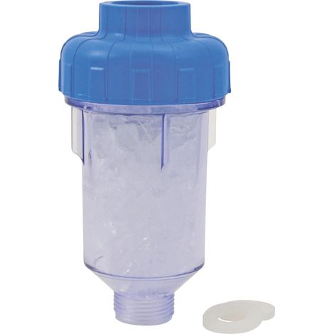 Mini filtre antitartre rechargeable pour lave-linge – Protège contre le calcaire – Installation facile – Compatible avec tous les robinets – Aquawater