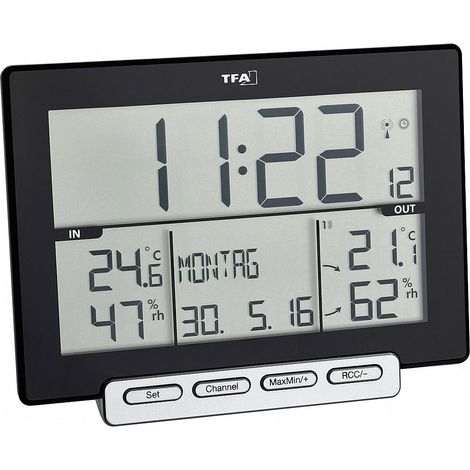 [NEUWERTIG] B-Ware Tfa Funkthermometer Hygrometer Thermometer Trinity Temperatur Luftfeuchtigkeit
