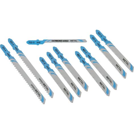 Dewalt DT2292-QZ EXTREME HSS Jigsaw Blades (for Metal) Set of 10pcs.
