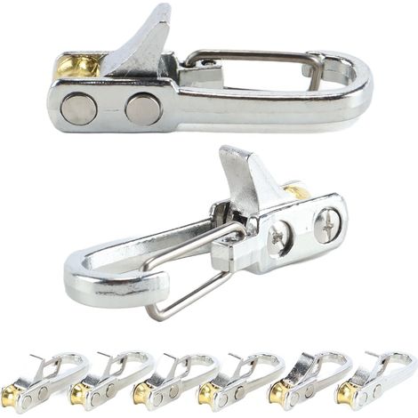 8 Pcs Outil de serrage et de serrage de cordons et de cordes pour le gréement de marchandises, de camping, de navigation, de hamacs, de bâches et d'équipements de plein air (1/5)