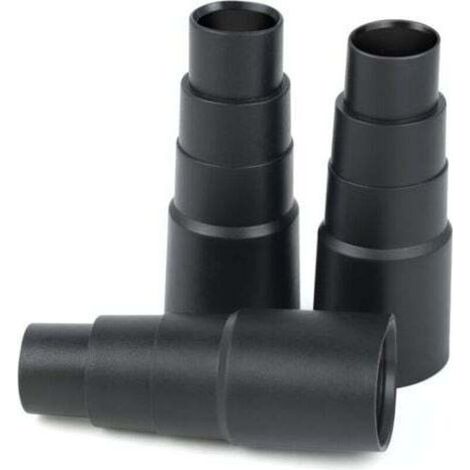 Set di 3 adattatori per tubo flessibile per aspirapolvere - Adattatore universale per tubo flessibile - Adattatore e ugello per tubo flessibile di collegamento per aspirapolvere