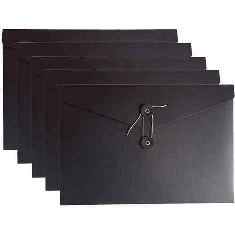 Erweiterbare Dokumententasche mit verstärktem, geradem Einzeletikett, strapazierfähigem Material, umweltfreundlich und ungiftig, mit Seilknotenverschluss.