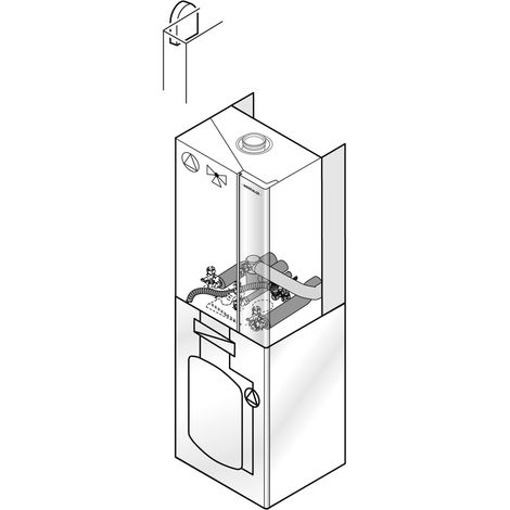 Weishaupt Paket WTC-GB 15-B K-115P Gas,Zirkulationsstrang ohne Pumpe,hinten - 894059 von Weishaupt
