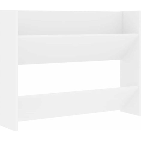Maison Exclusive - Scarpiera a Muro Bianca 80x18x60 cm in Legno Multistrato