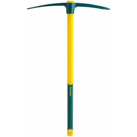 Leborgne – Pioche de terrassier douille ronde 2,5 kg – Construction forgée et trempée – Pointe affutée en diamant pour sols durs – Panne étroite