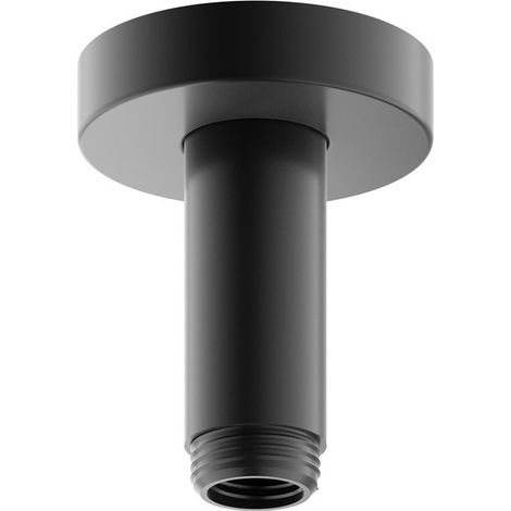 Bras de douche ELEGANCE pour raccord plafond 1/2, projection 100 mm, chrome noir brossé KEUCO